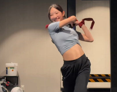 「カッコいいです」美女ハイジャンパー、頑張るボディメイクタイムの”トレムービー”を披露！ファン注目の眼差し