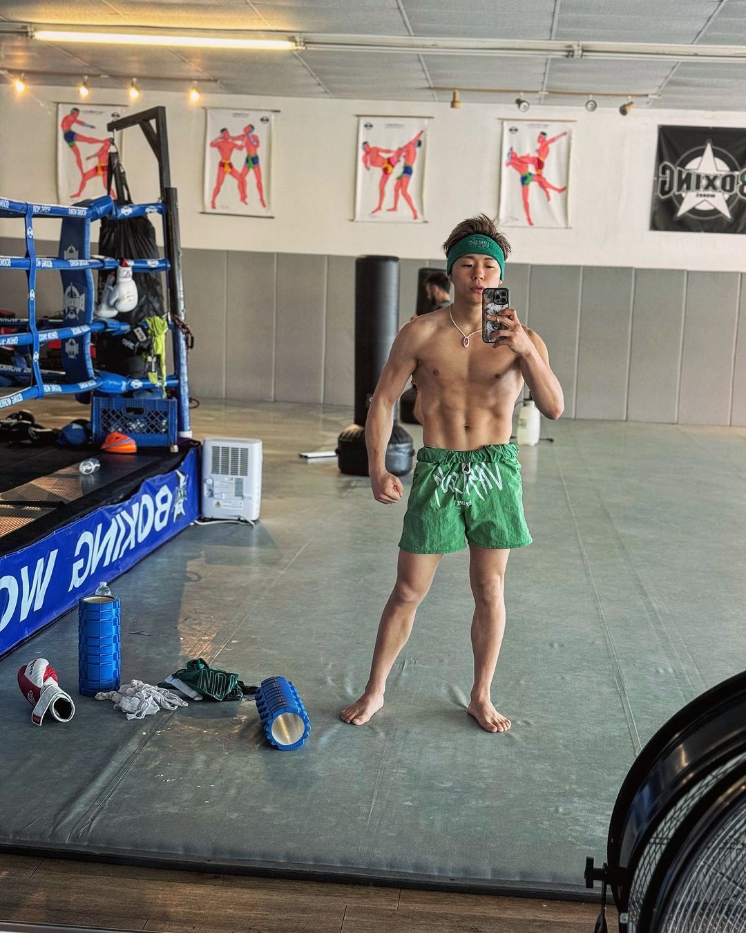 単身アメリカ合宿中の武尊 SNSで美ボディーを披露！