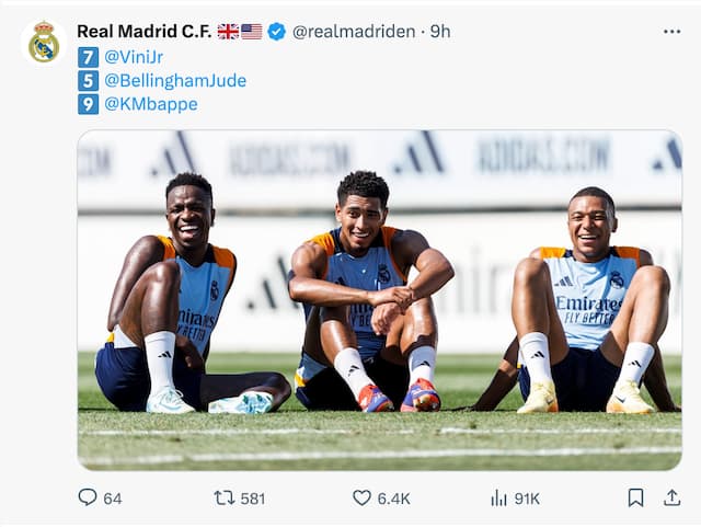 レアル・マドリード豪華３ショット📸