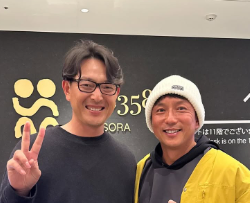 岩隈久志、福岡＆大分を満喫！川﨑宗則との再会に笑顔！