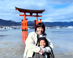 原田沙奈子、家族で宮島を満喫「すべてが美味しくて感動！」