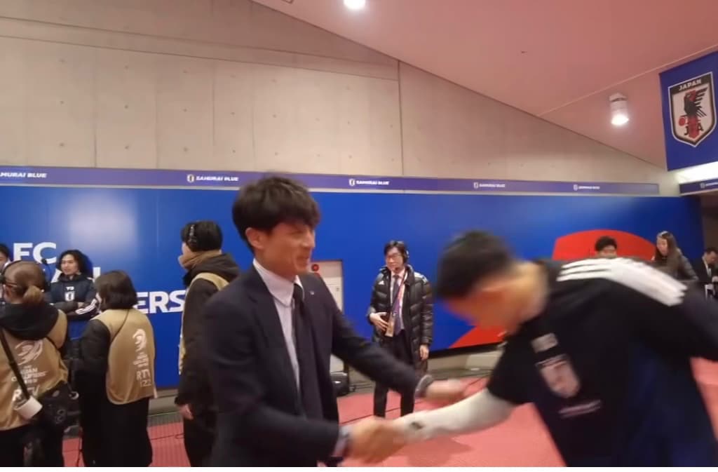 「ツネさんのガッツポーズ最高♡」JFA会長・宮本恒靖、ワールドカップ出場決定を祝福！