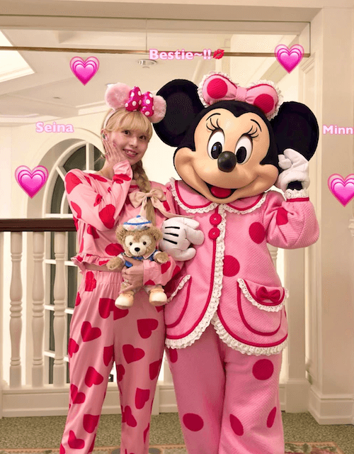 「ゆたせな」のセイナ、パジャマミニーちゃんとの2S公開！