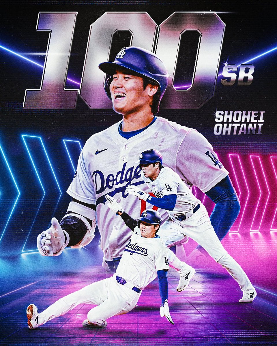 大谷翔平がイチロー、松井稼頭央に次ぐメジャー100盗塁到達 同時にもう一つの快挙も