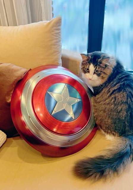 東雲うみの愛猫があのマーベルヒーローに!?「にゃぷてん・あめりか」とファンもノリノリ