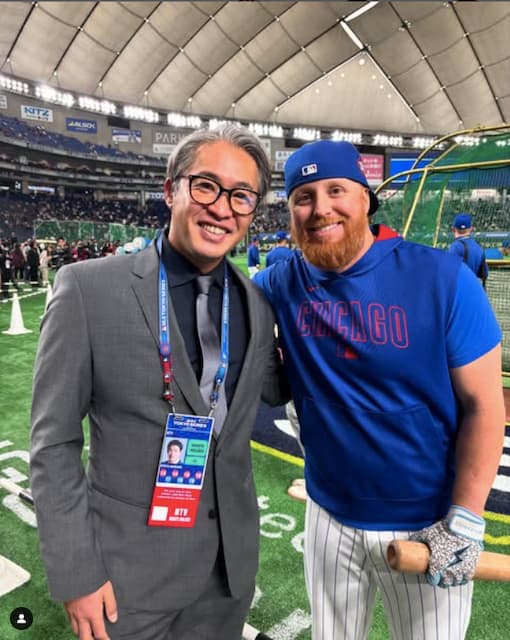 五十嵐亮太が元チームメイトと再会し、ツーショットを公開！