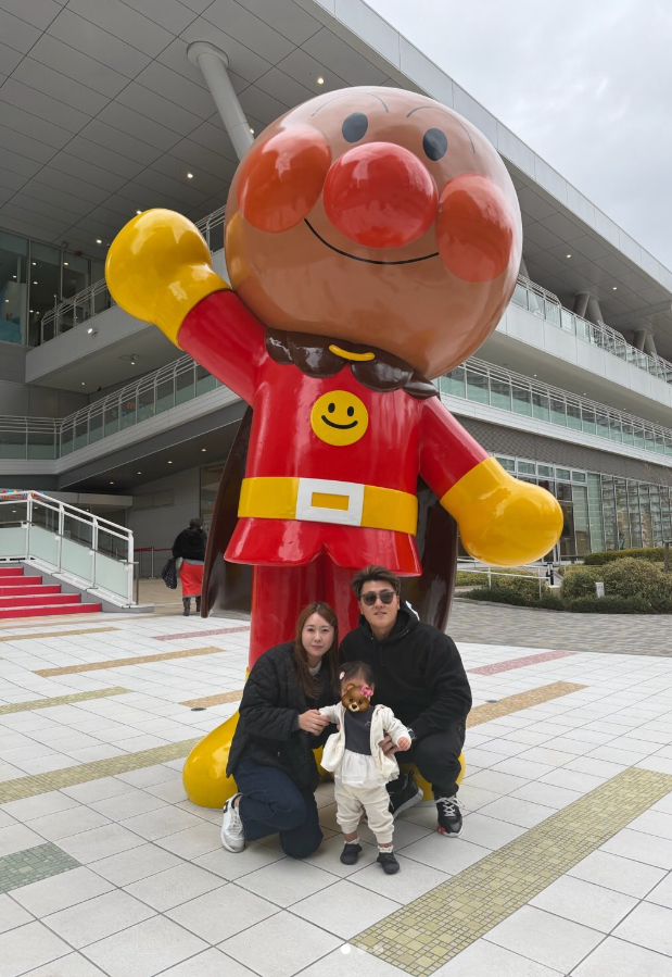 ロッテ・山口航輝、アンパンマンミュージアムで「パパに徹する」休日