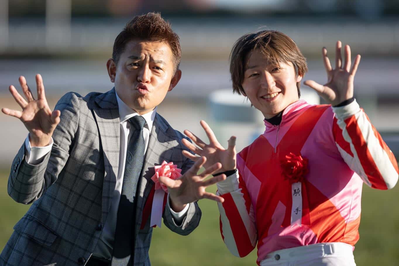 鮫島ジョッキーがジュー賞制覇を報告