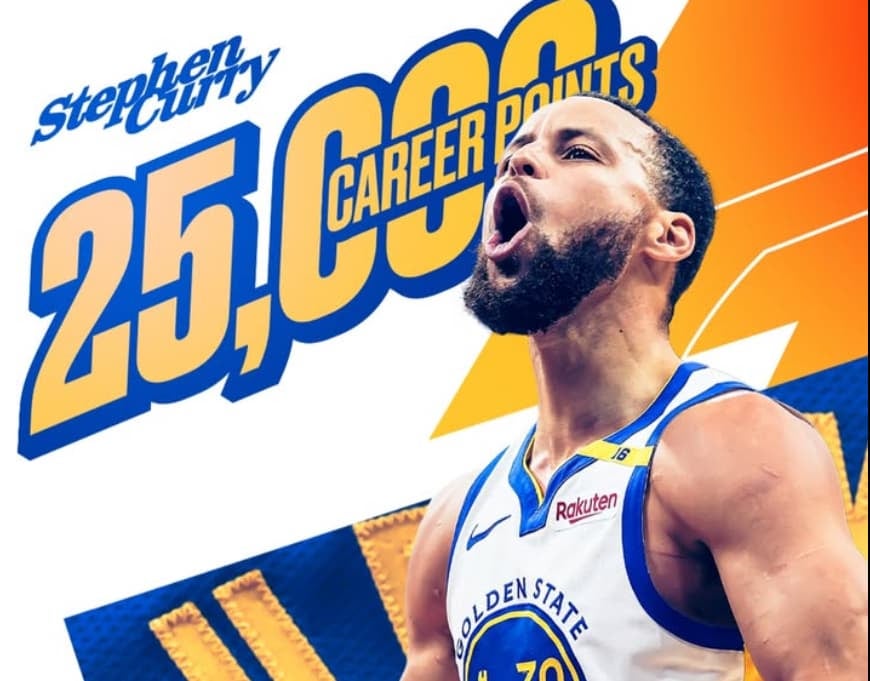 ステフィン・カリー 通算25,000得点達成！！NBA Japan | 話題の