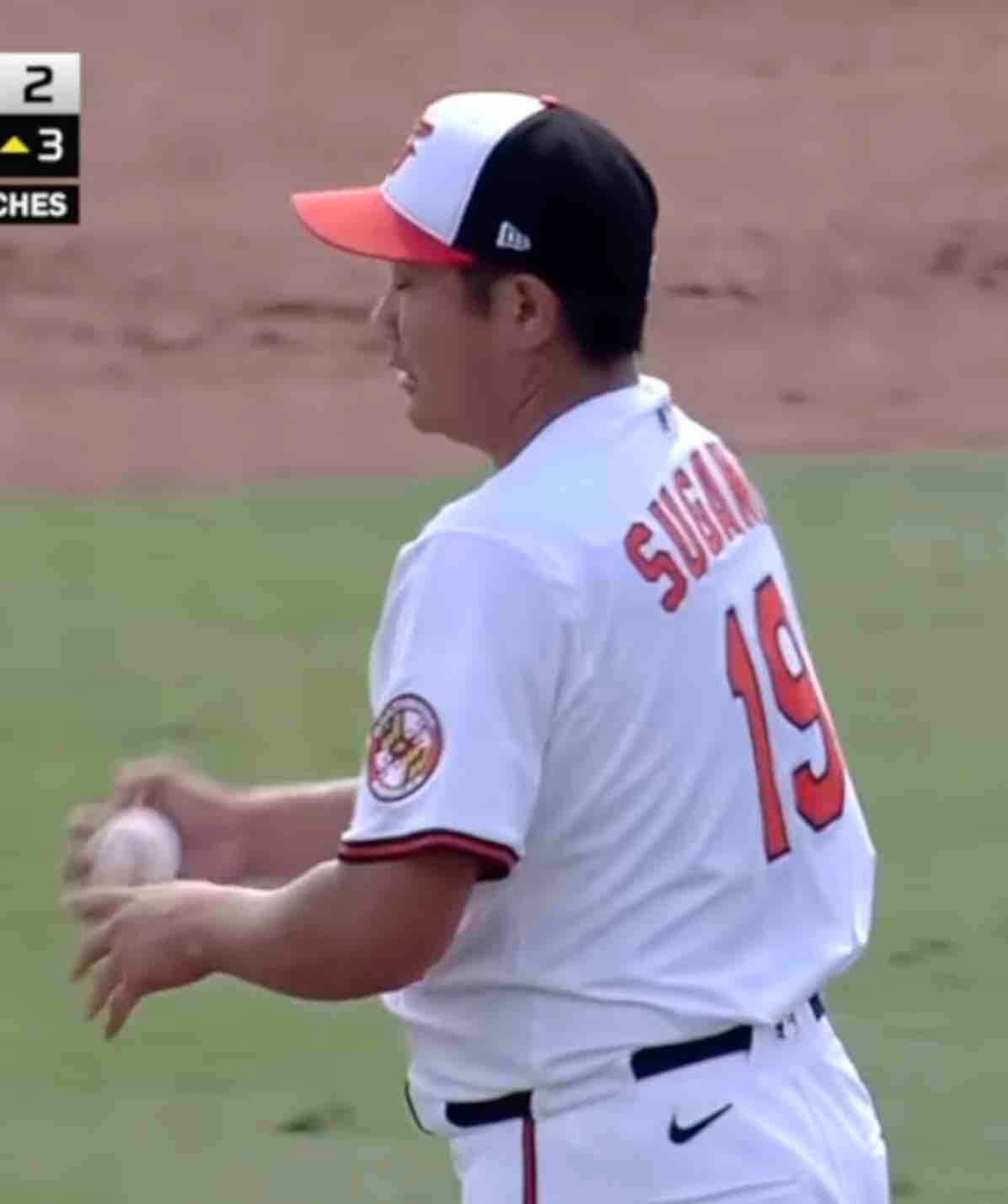 オリオールズ・菅野智之、レッドソックス戦に登板 2回2安打無失点の好投