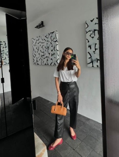 「シンプルな装いがほんとに素敵！」滝沢眞規子の今日のコーデ