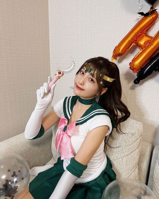 モデル・宇佐神星が「セーラージュピター」に⁉︎ハロウィンコスが可愛すぎると話題！