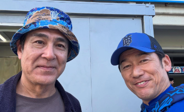 「ヨ・ロ・シ・ク！！」三浦大輔、宇梶剛士との豪快2ショットにファン熱狂