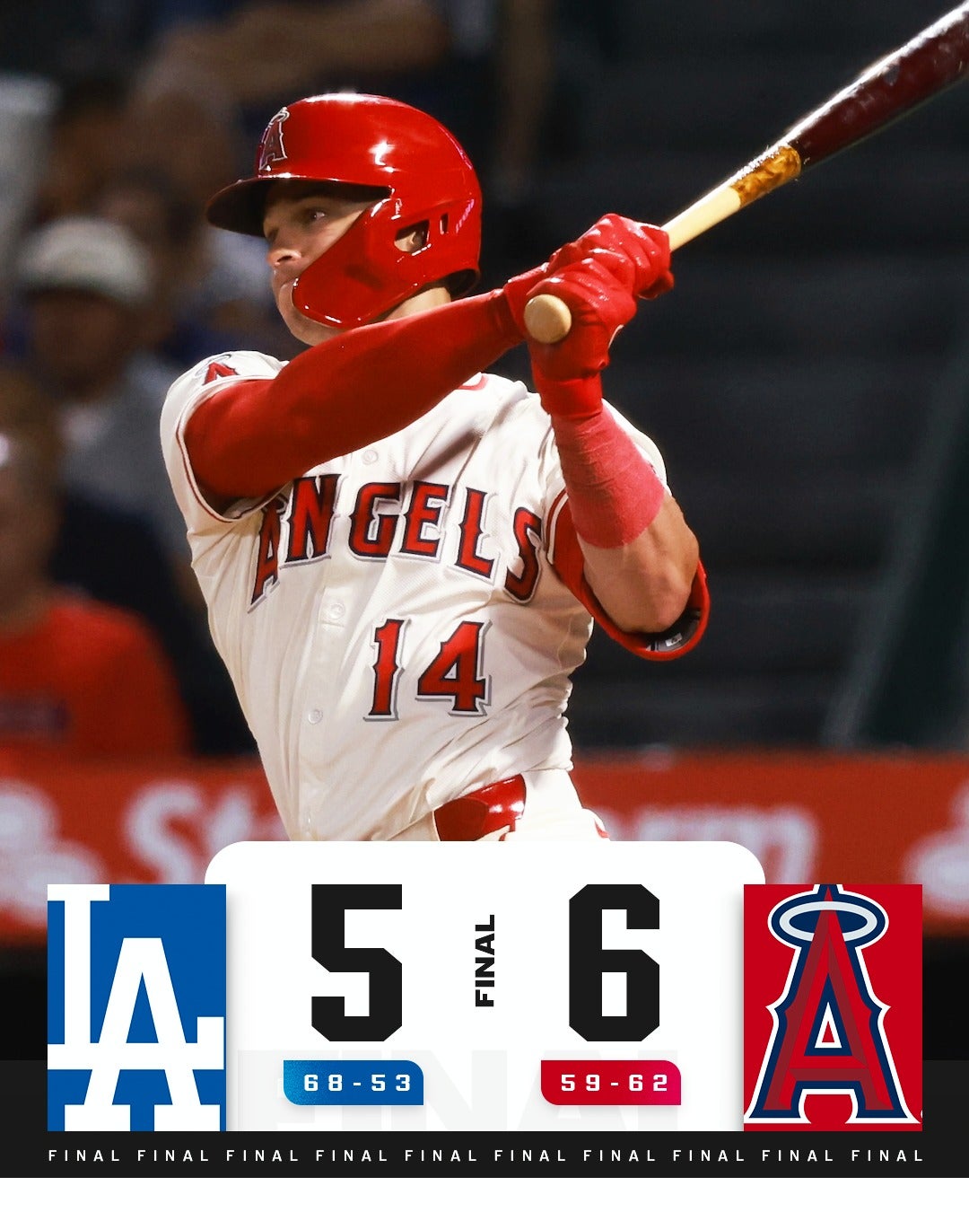 エンゼルス、ドジャース戦で接戦制す