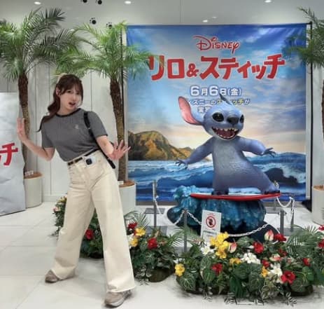 元AKB48・谷口めぐがスティッチの映画を鑑賞！