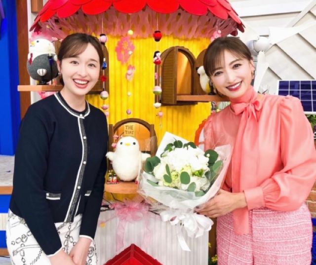 ニッコリ笑顔でパシャリ！TBSアナウンサー宇賀神メグが大先輩・望月理恵とのツーショットを公開