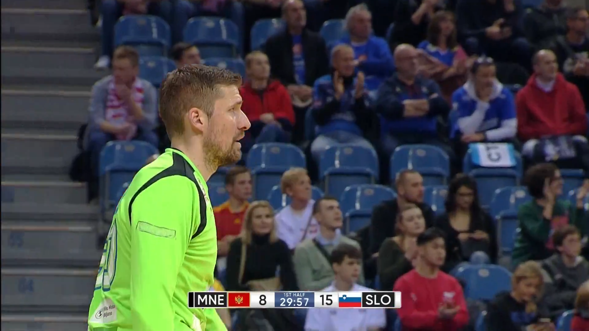 【ハンドボール】第28回男子世界選手権1/22メインラウンド モンテネグロ vs. スロベニア