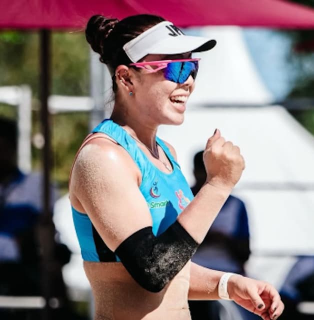 ビーチバレー・柴麻美、新年のご挨拶！『目標達成に向けてコツコツと』2025年スタート