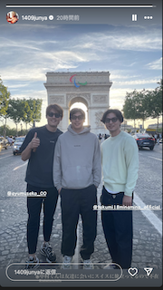 伊東純也 豪華”仲良し”3ショット公開で話題に 同僚・中村敬斗不在のワケにも言及