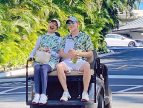 アンミカ、SONY OPENプロアマに参加！夫婦での充実した時間にファンから称賛！