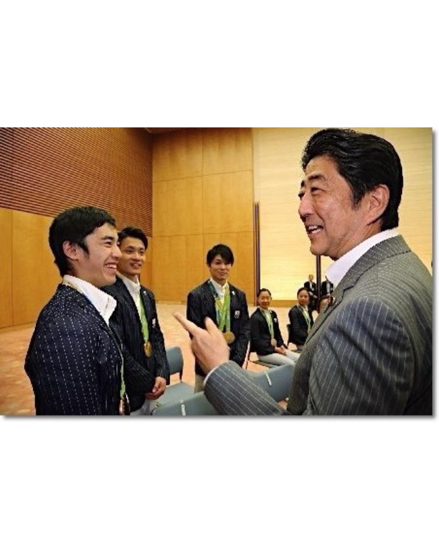 白井健三さんが安倍元首相を追悼「優しい口調はいつまでも忘れません」