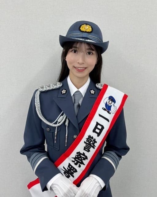 声優 佐々木琴子が一日警察署長に！カッコ可愛い制服姿を披露