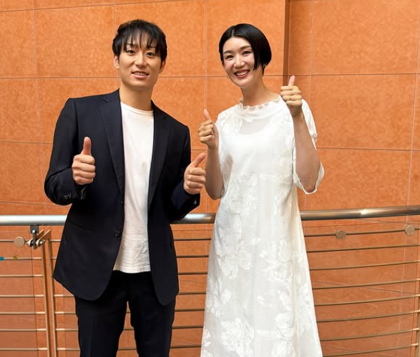 「“サンジャポ”共演に感謝」栗原恵、柳田将洋との2ショットで綴る“背中を追う”思い