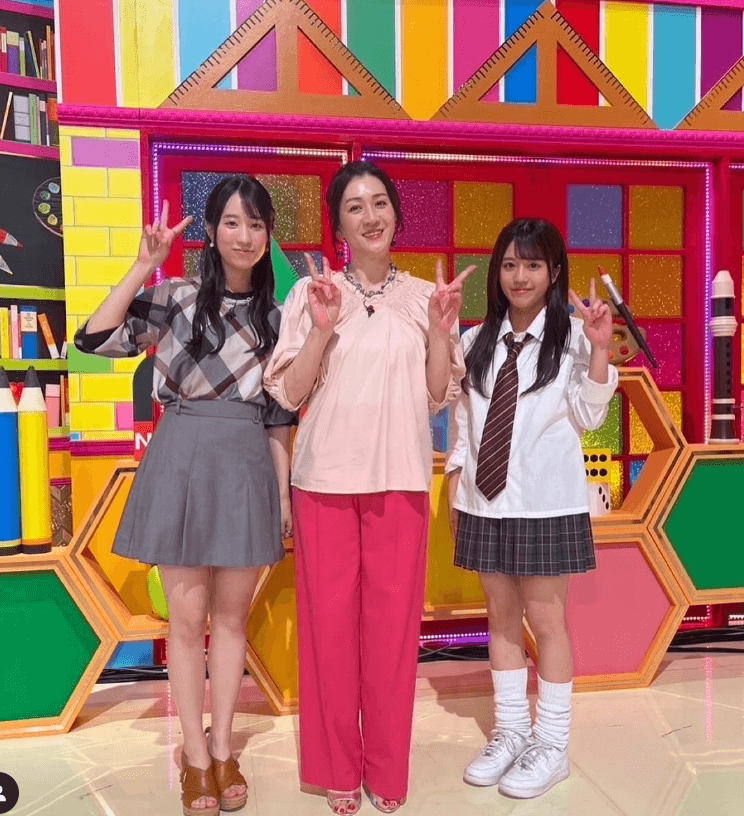 野々村友紀子娘と3人仲良しショット！