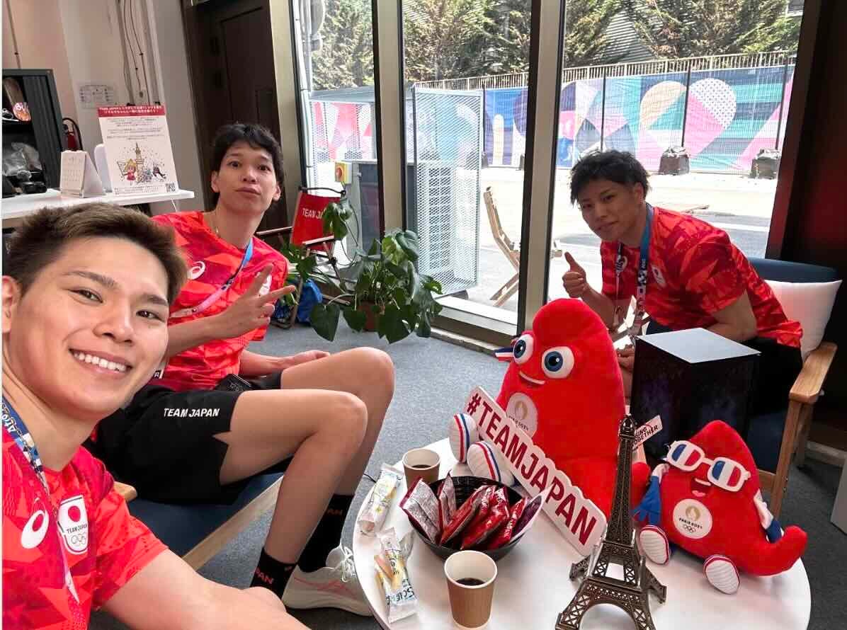 「目指せ頂点」西田有志とダブル山との”パリショット”