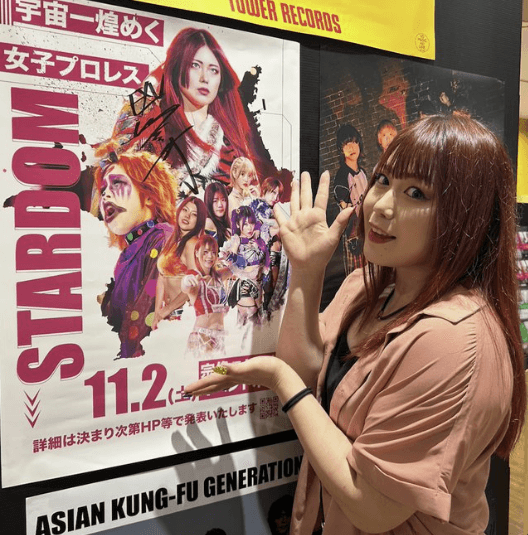 STARDOM【スターダム】 舞華、懐かしのロングヘア時代！タワレコ博多でのイベント参加を告知