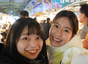 桝田沙也香アナ、同期との韓国女子旅を満喫「食べて食べてお買い物して食べた日々」