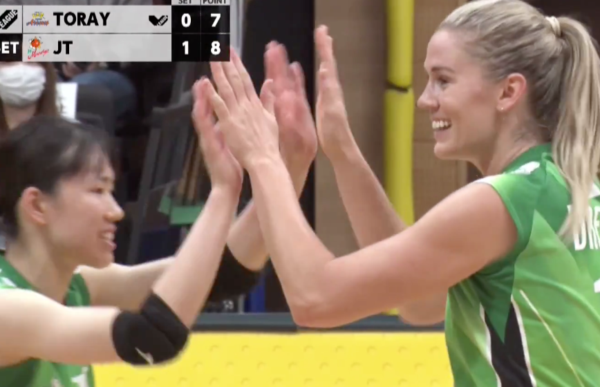 Ｖリーグ女子　東レアローズ vs. JTマーヴェラス 2021/11/6【ハイライト】