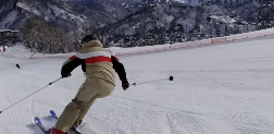 おばたのお兄さん、スキーシーズン到来！華麗な滑りにファン驚愕