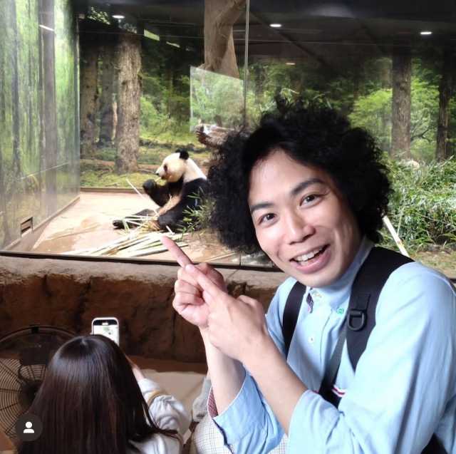 くぼてんき、パンダとの癒しショット公開「てんきさんの笑顔が最高！」