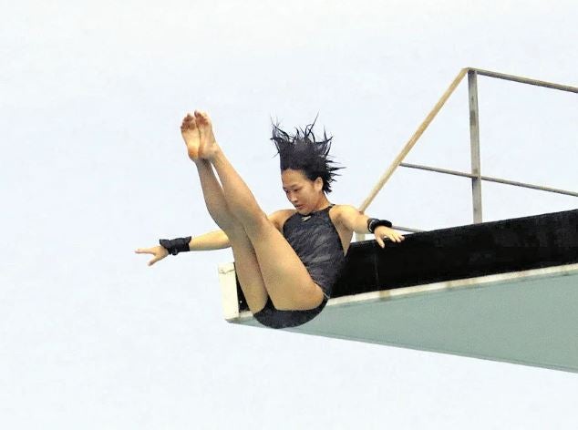 インターハイ女子高飛び込みは鈴鹿・伊坂がV「まさか優勝できるとは」…入水の練習重点的に