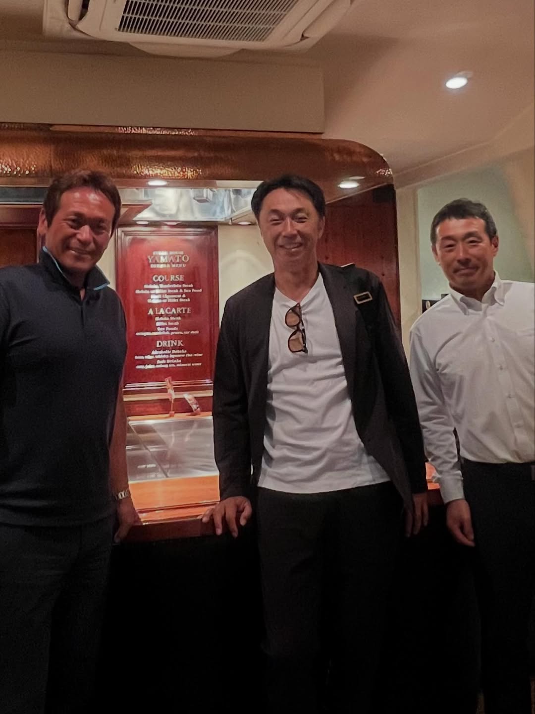 「残念でしたが...よく頑張りました！」元プロ野球選手・宮本慎也、あの東洋大姫路出身のお2人とお疲れ様会！