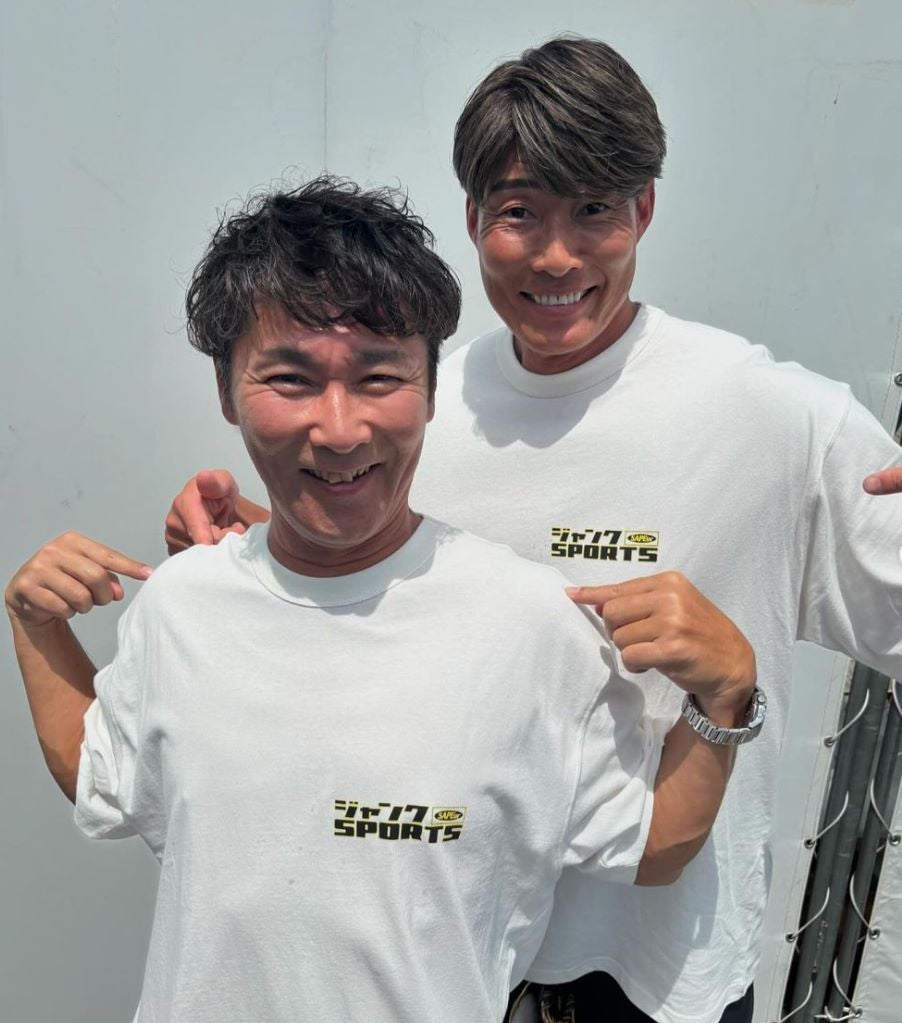 人気元プロ野球選手たちが貴重な2ショット公開「肩幅すご」