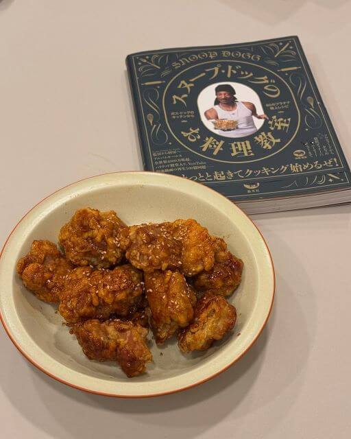 仲川瑠夏、スヌープ会開催！手作りチキンと一緒に“おいしい休日”満喫中