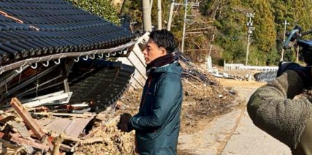 木村拓也アナ、新年を石川・輪島で迎える 被災地への思いを胸に黙祷