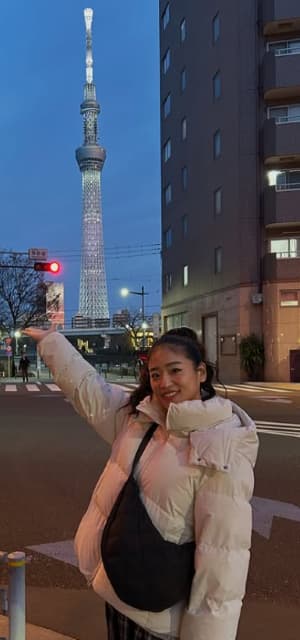 インドネシアのスター 仲川遥香 スカイツリーと2ショットを披露！可愛いと話題に！