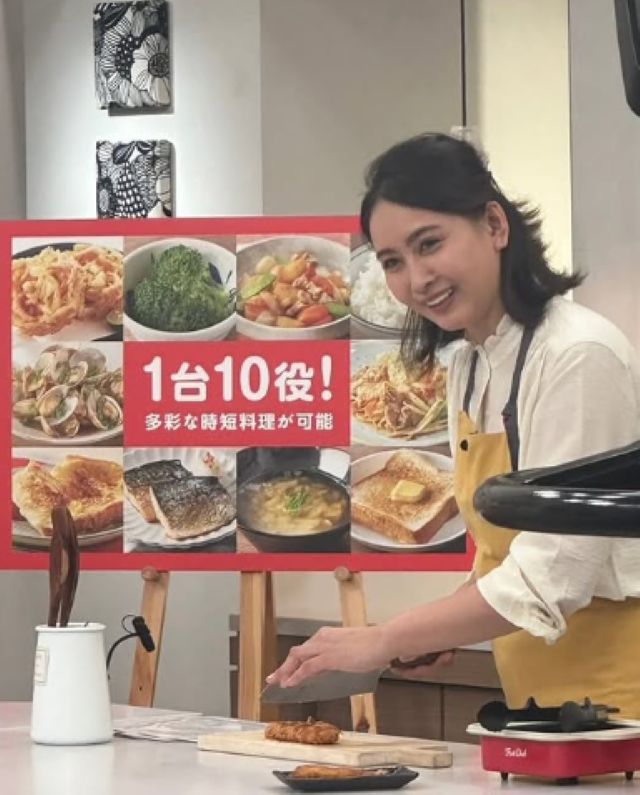 時短は主婦の味方！加藤夏希がQVCに出演した様子を公開
