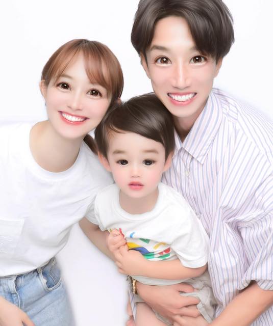 久冨アナ＆大津祐樹 仲良し家族写真披露で話題に❗️息子の顔出しショットも公開📸