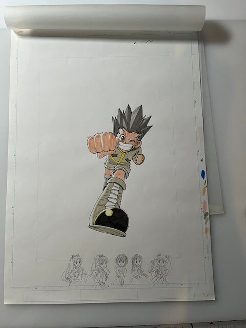 どちらが描いた！？「HUNTER×HUNTER」作者の冨樫義博がゴンのイラストを公開！その下に描いてあるのは...