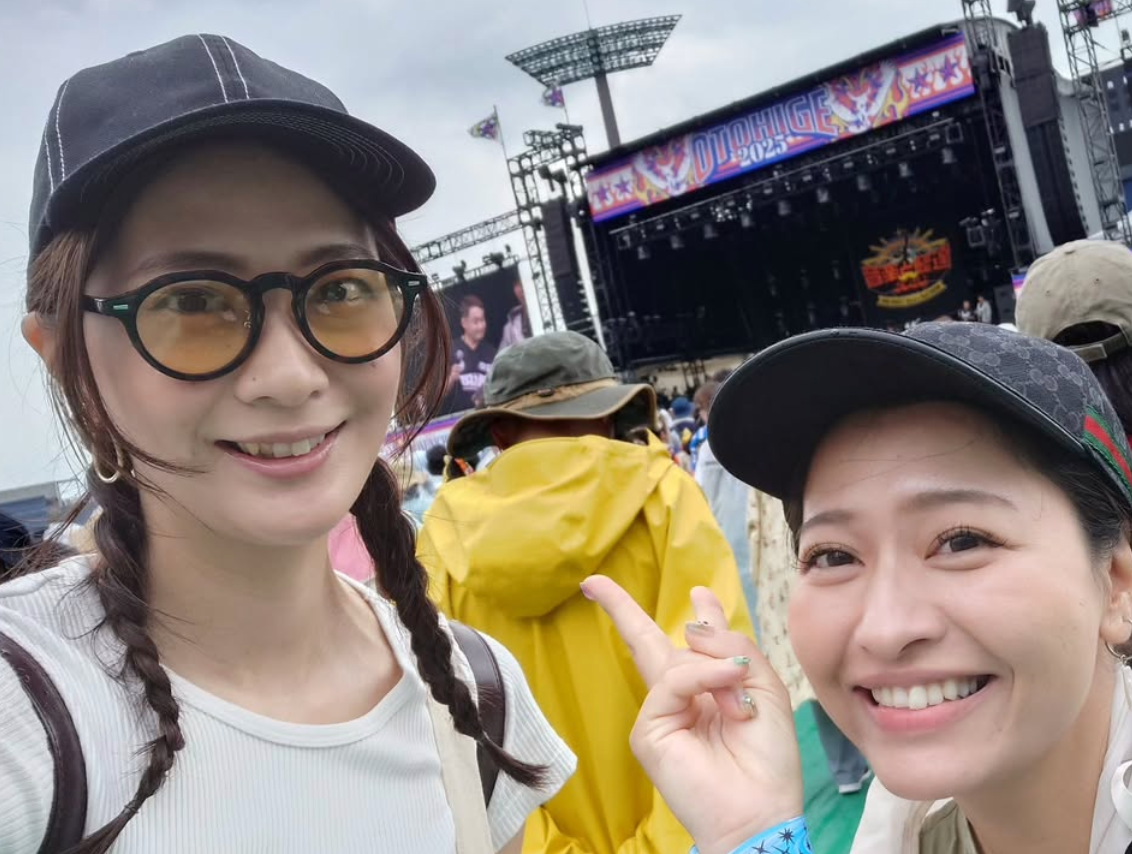 感動体験！山田彩乃が初フェス「音楽と髭達2025」で笑顔満喫