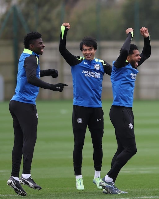 三笘薫　マンチェスター・シティ戦に向けて準備万端⁉︎