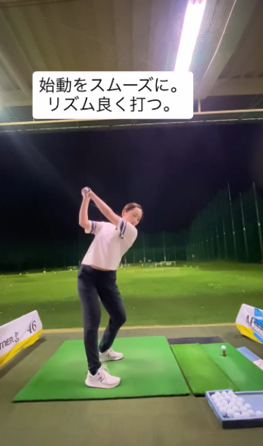 イヤホンorヘッドホン推奨⁉女子ゴルフ・五月女栞雛、"練習ASMR 〜ドライバー編〜"ムービー公開！