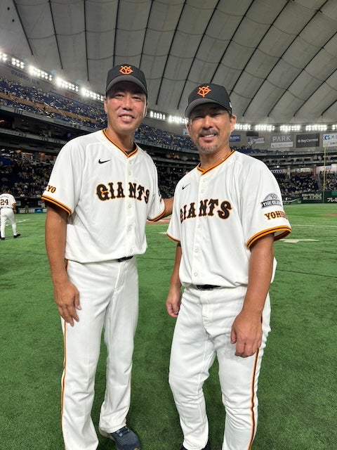 巨人のレジェンドOBのツーショットが話題に？！
