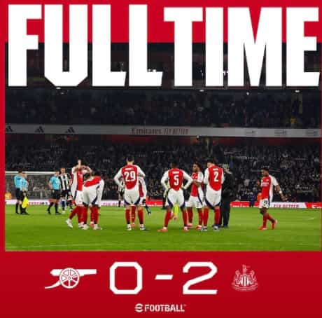 アーセナル、リーグ杯敗戦後に公式インスタで次戦への意気込みを投稿