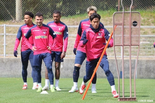 セレッソ大阪がルヴァンカップ前日の練習の様子を公開！