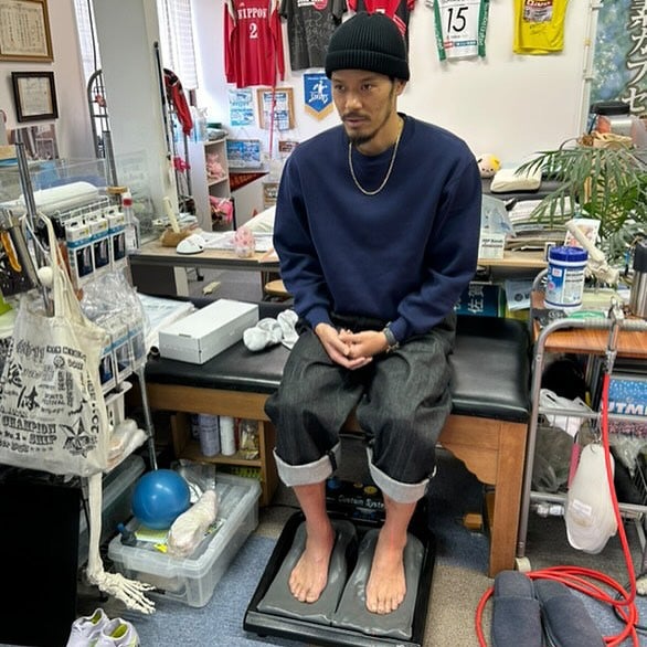 山口蛍が新しいインソールを着用！「使いやすいです！」